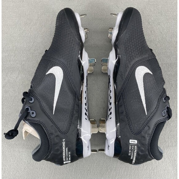 Nike Women’s HyperDiamond 4 Elite Softball Metal Cleats Size 7.5 (CZ5917-005) - Picture 5 of 10